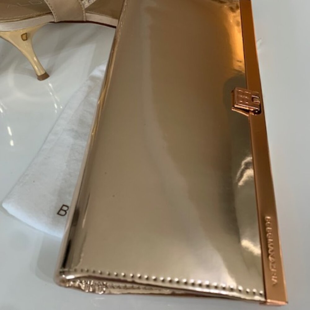 Metallic handbag BCBG